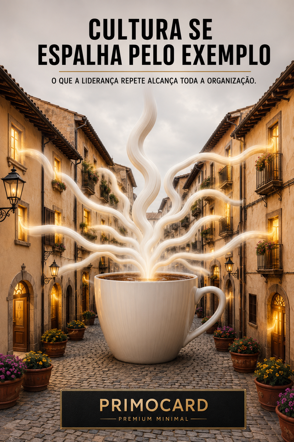 O que a liderança repete alcança toda a organização.
