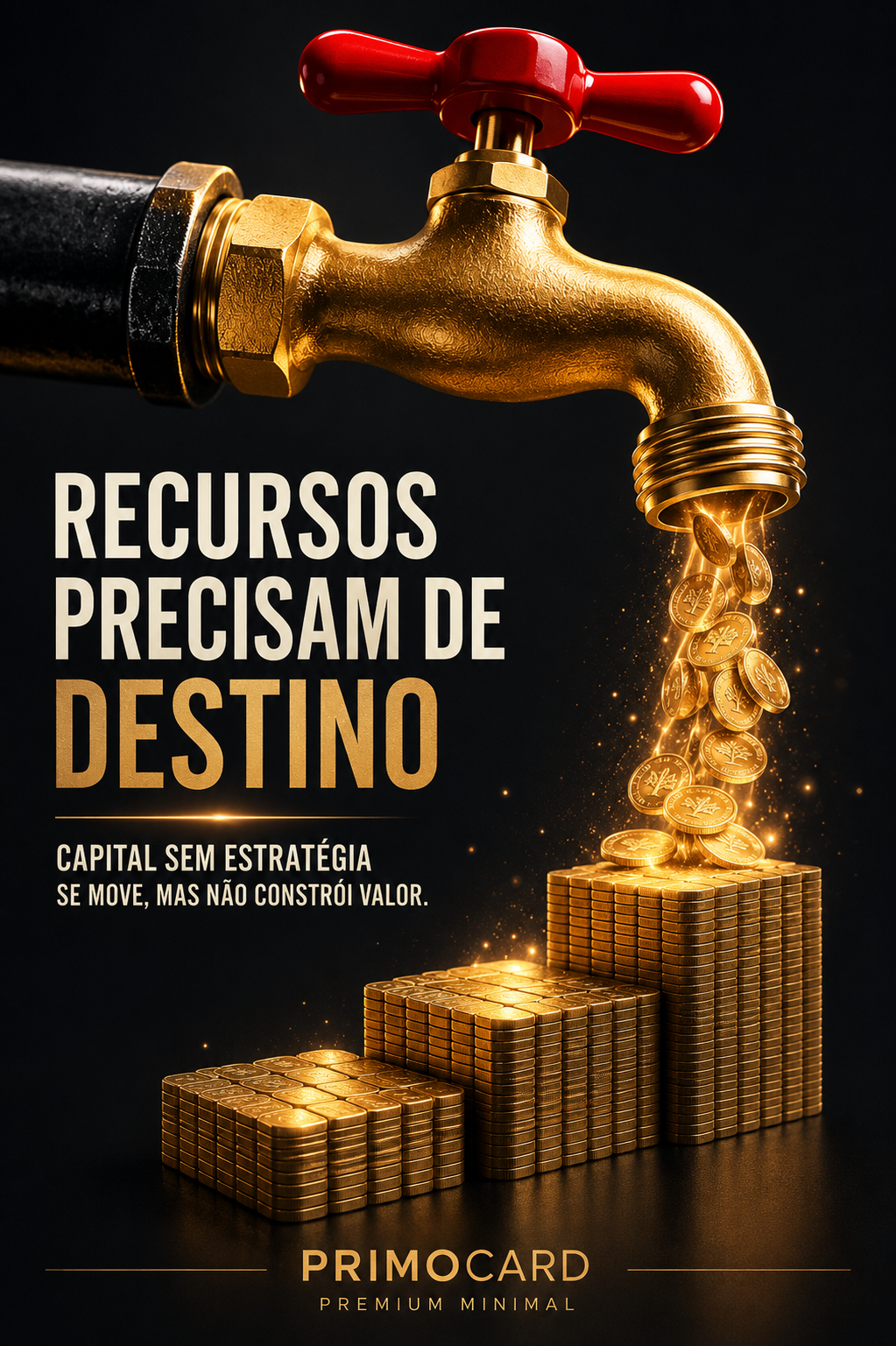 Recursos financeiros precisam de direção estratégica