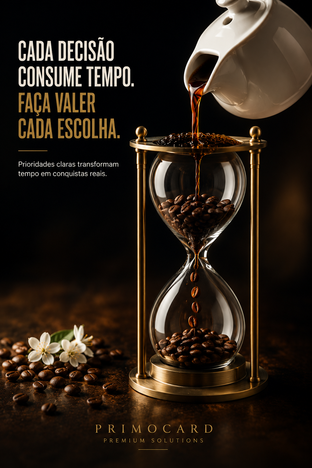 Cada decisão consome tempo