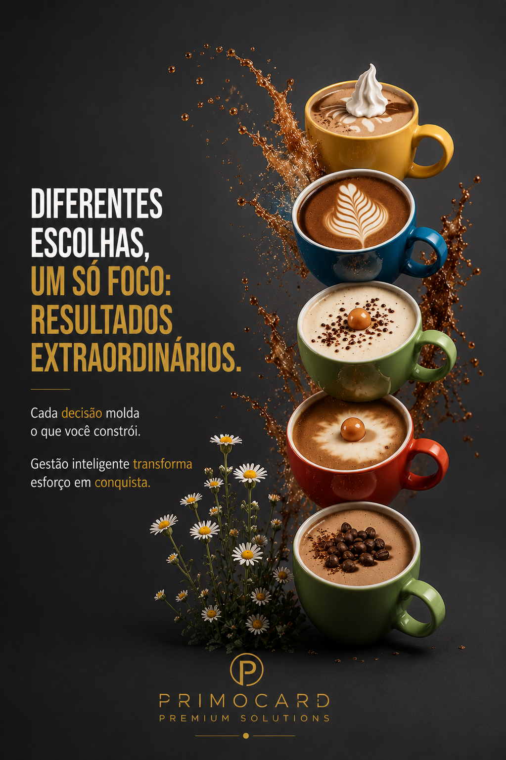 Diferentes escolhas, um só esforço