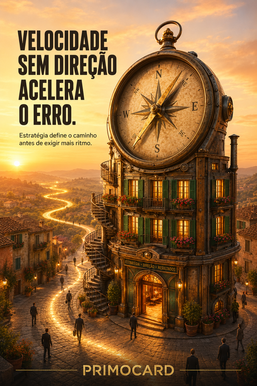 Velocidade sem direção acelera o erro