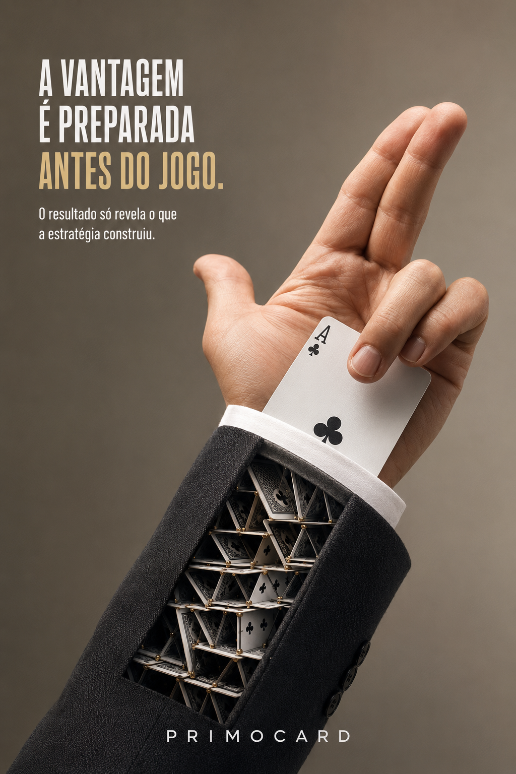A vantagem é preparada antes do jogo
