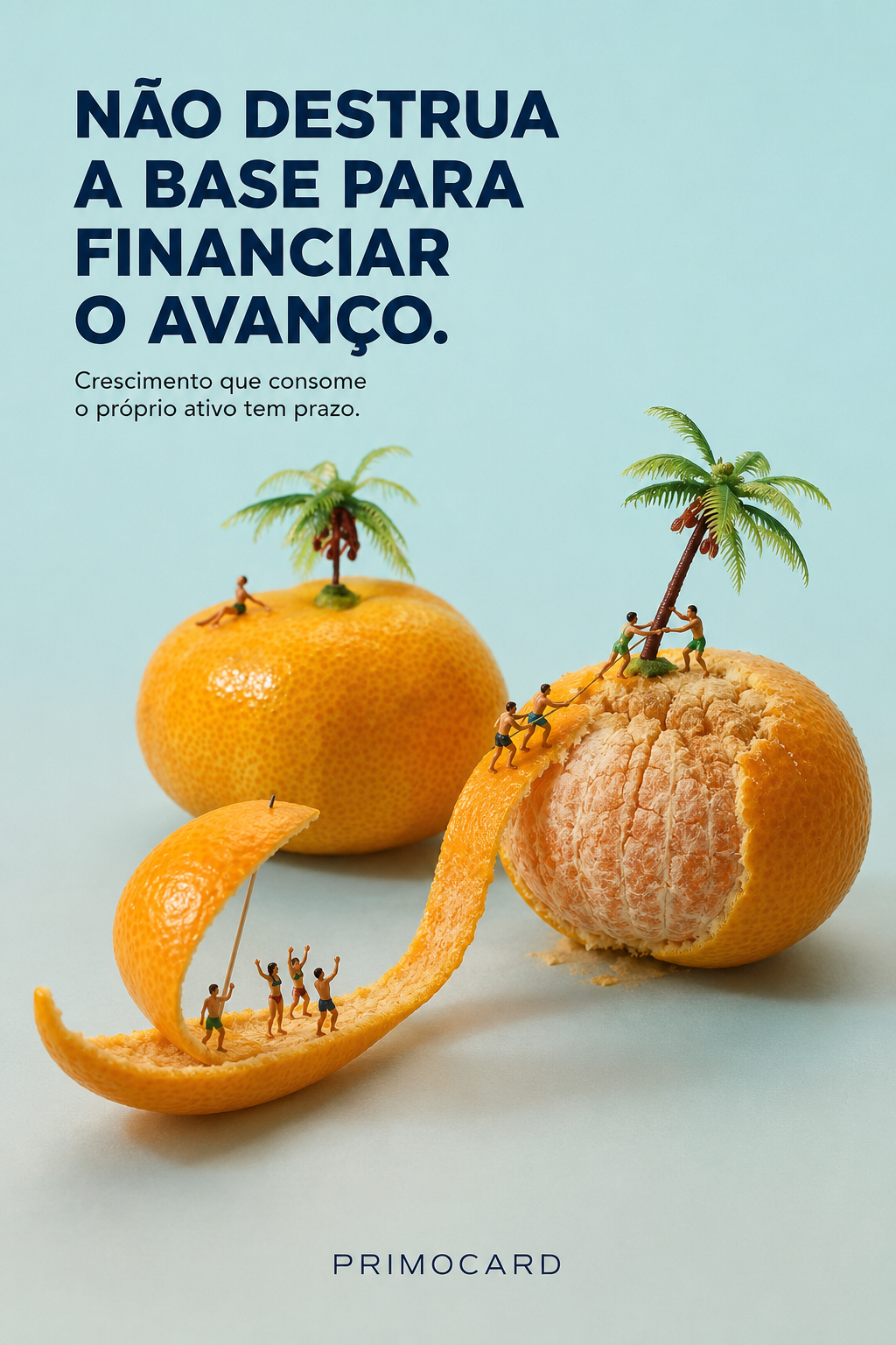 Não destrua a base para financiar o avanço