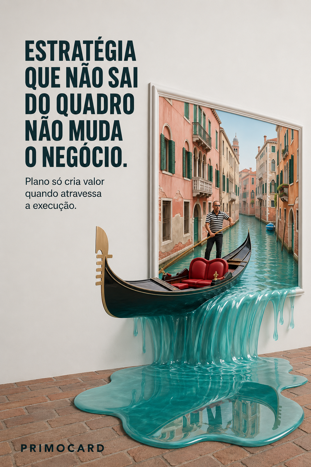 Estratégia que não sai do quadro não muda o negócio