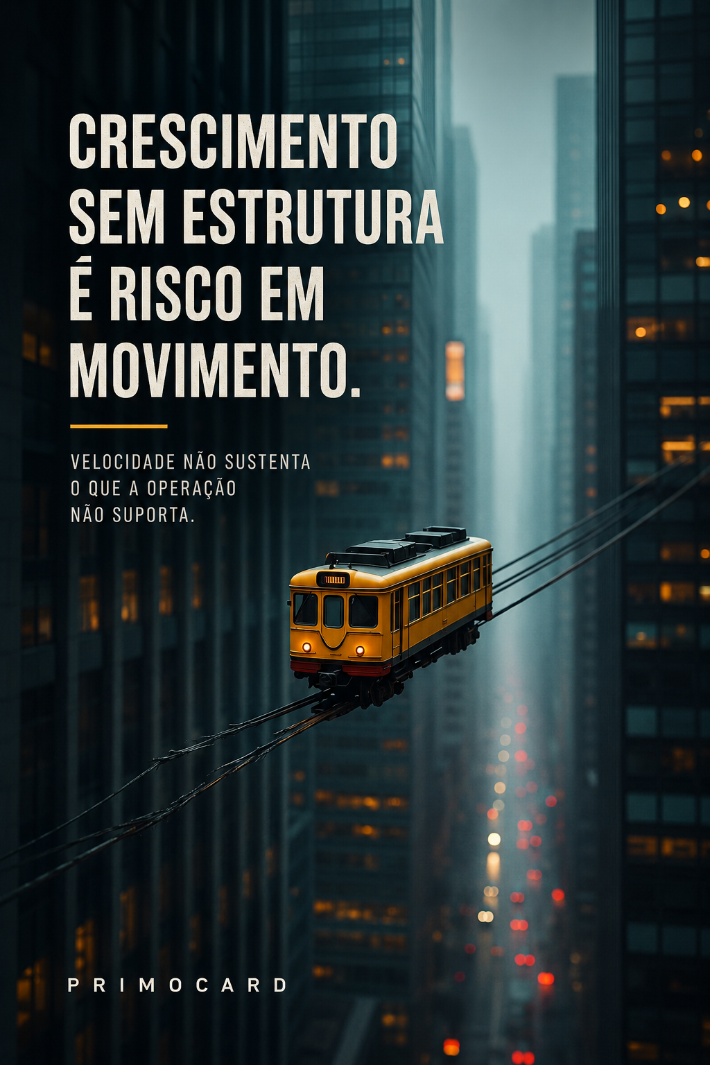 Crescimento sem estrutura é risco em movimento