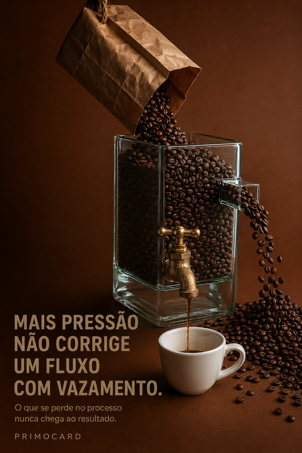 Mais Pressão Não Corrige Um Processo Com Vazamentos