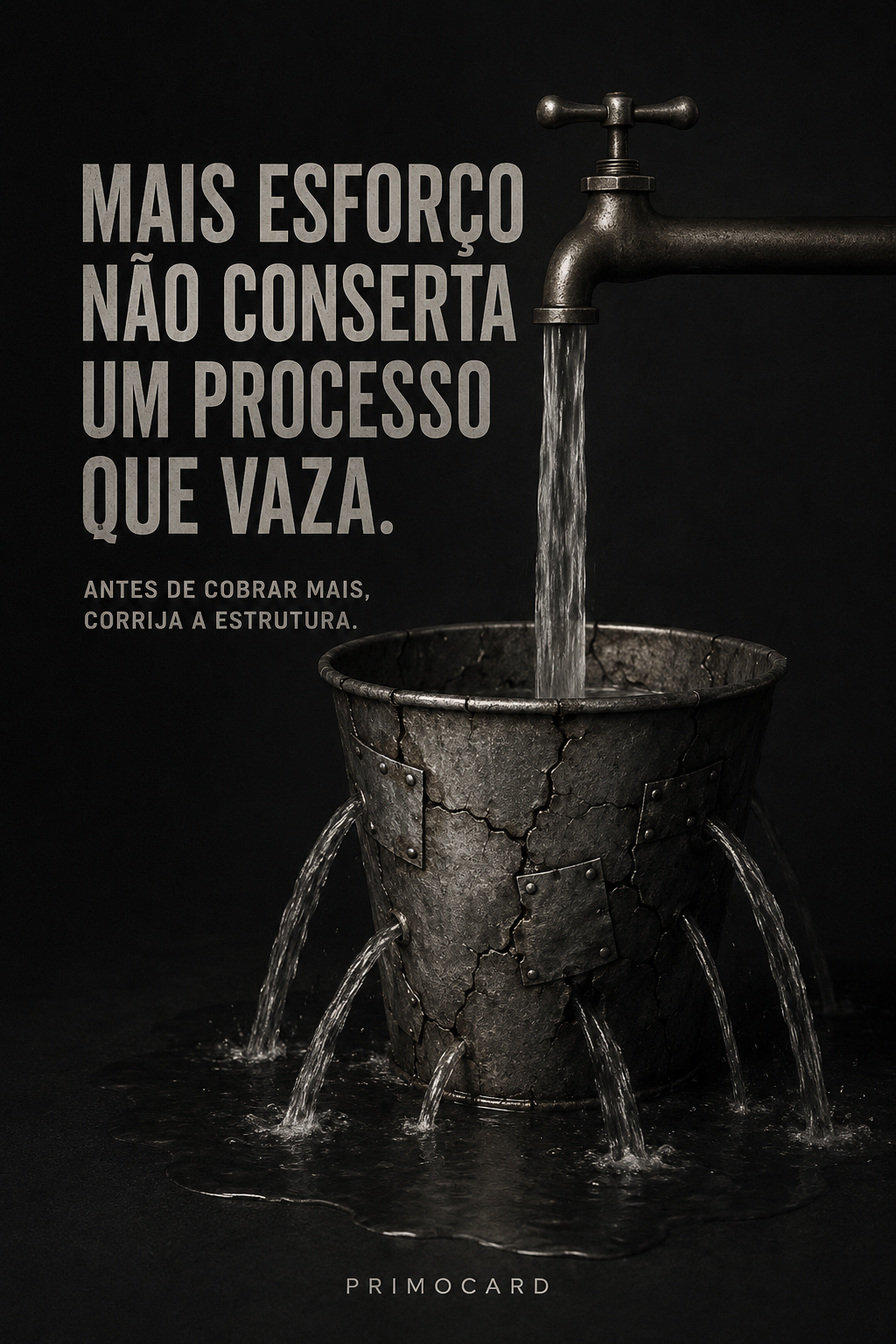 Mais Esforço Não Conserta Um Processo Que Vaza