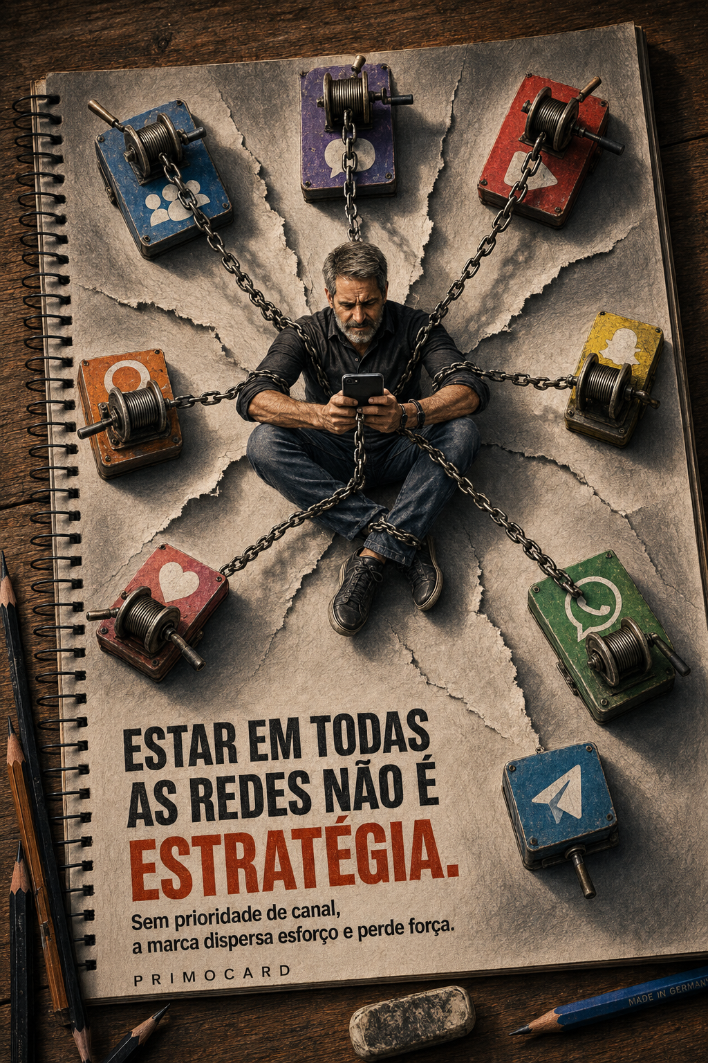 Estar em todas as redes não é estratégia
