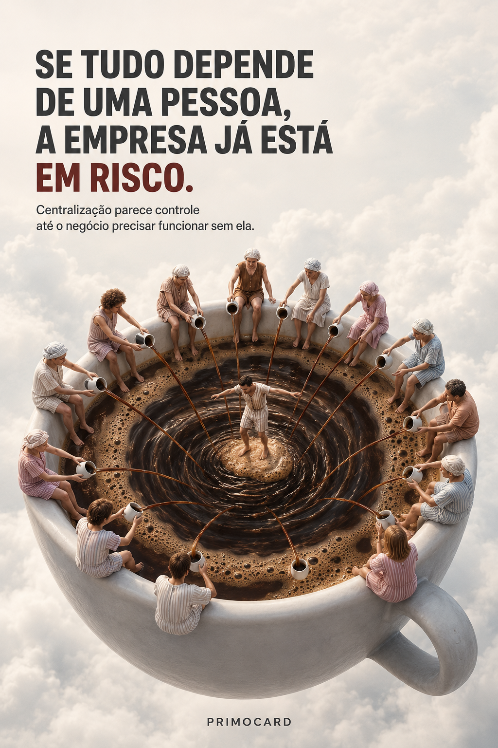 Uma empresa dependente de uma pessoa está em risco