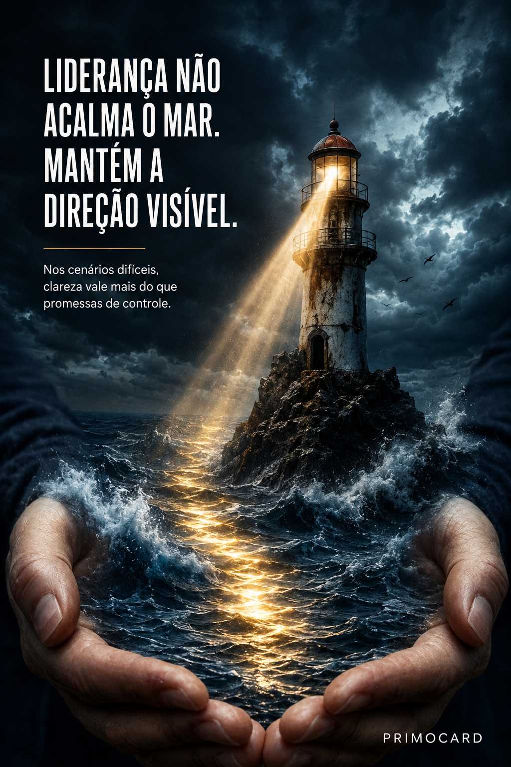 Liderança mantém a direção visível