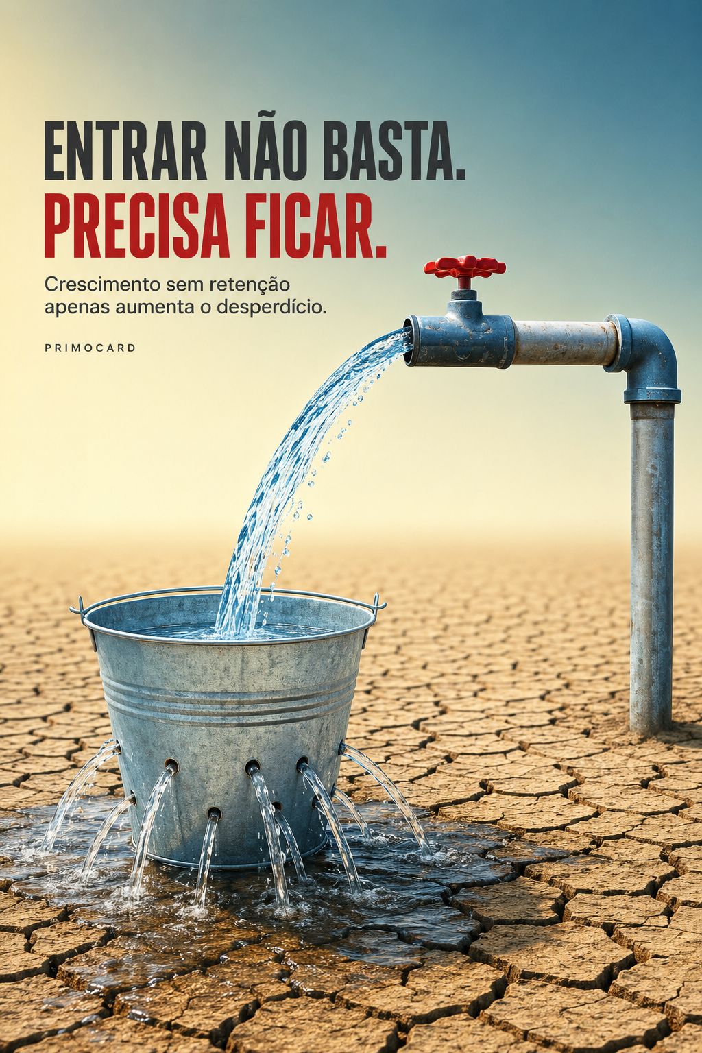 Crescer sem retenção aumenta o desperdício
