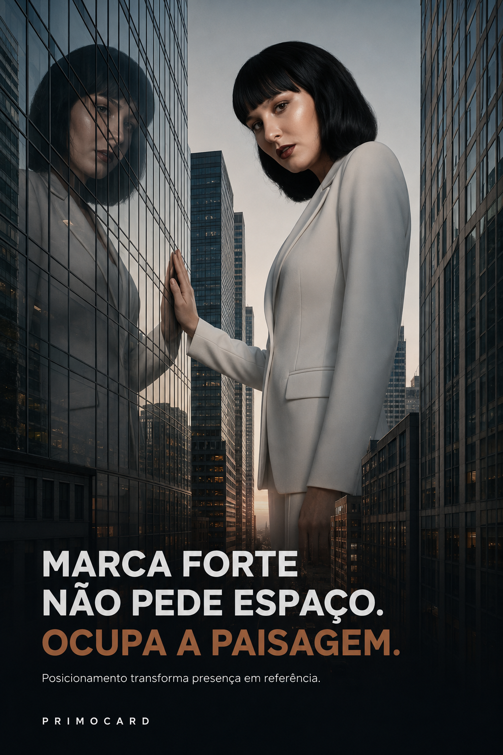 Marca forte ocupa a paisagem