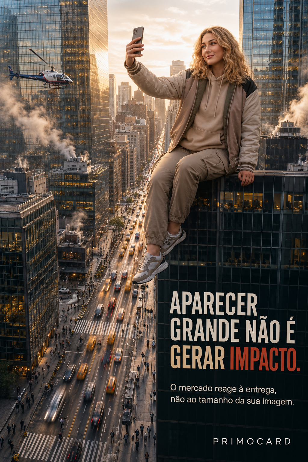 Aparecer grande não significa gerar impacto