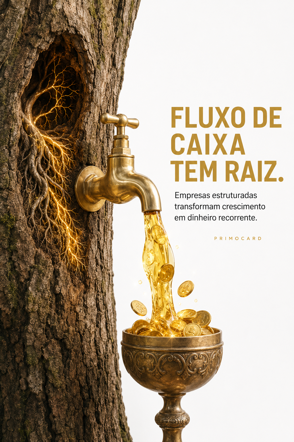 Fluxo de caixa sólido tem raiz