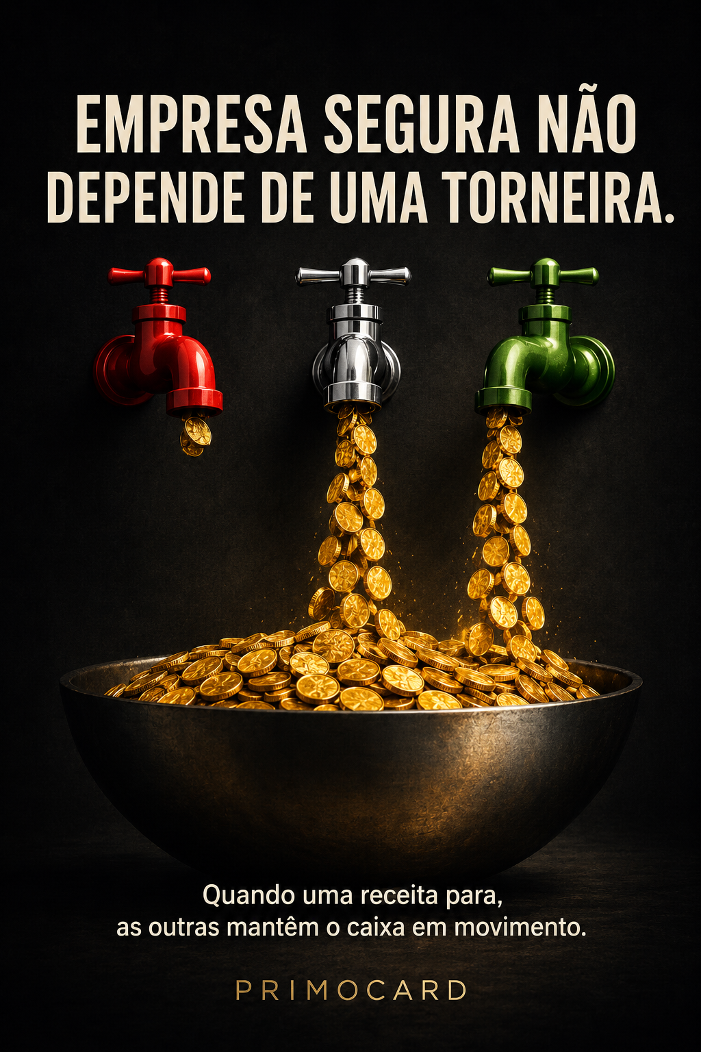 Empresa segura não depende de uma única receita