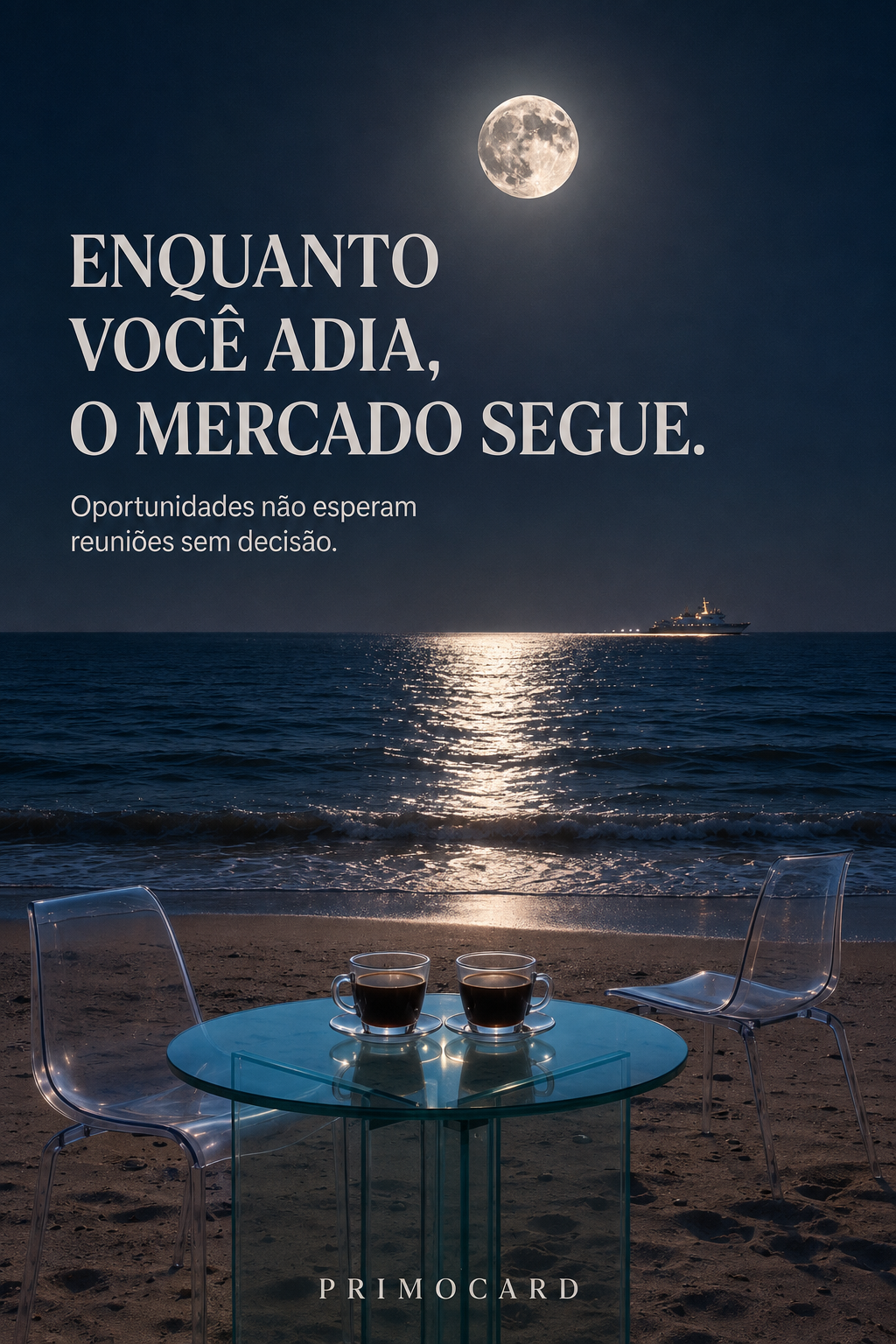 Enquanto você adia, o mercado continua