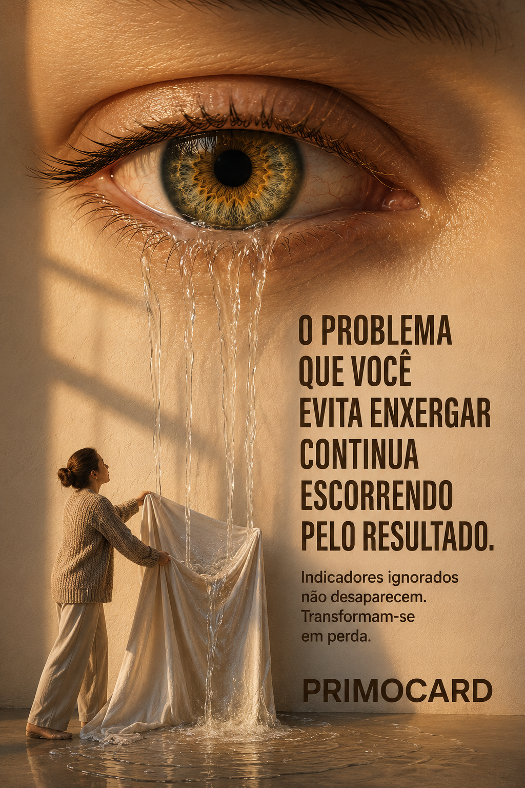 O problema ignorado continua escorrendo pelo resultado