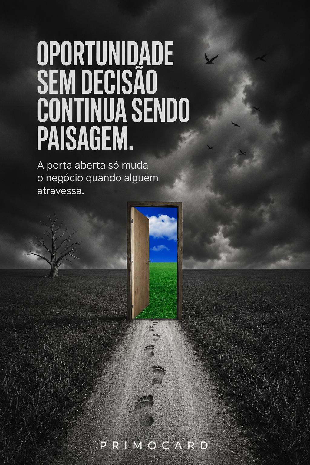 Oportunidade sem decisão continua sendo paisagem
