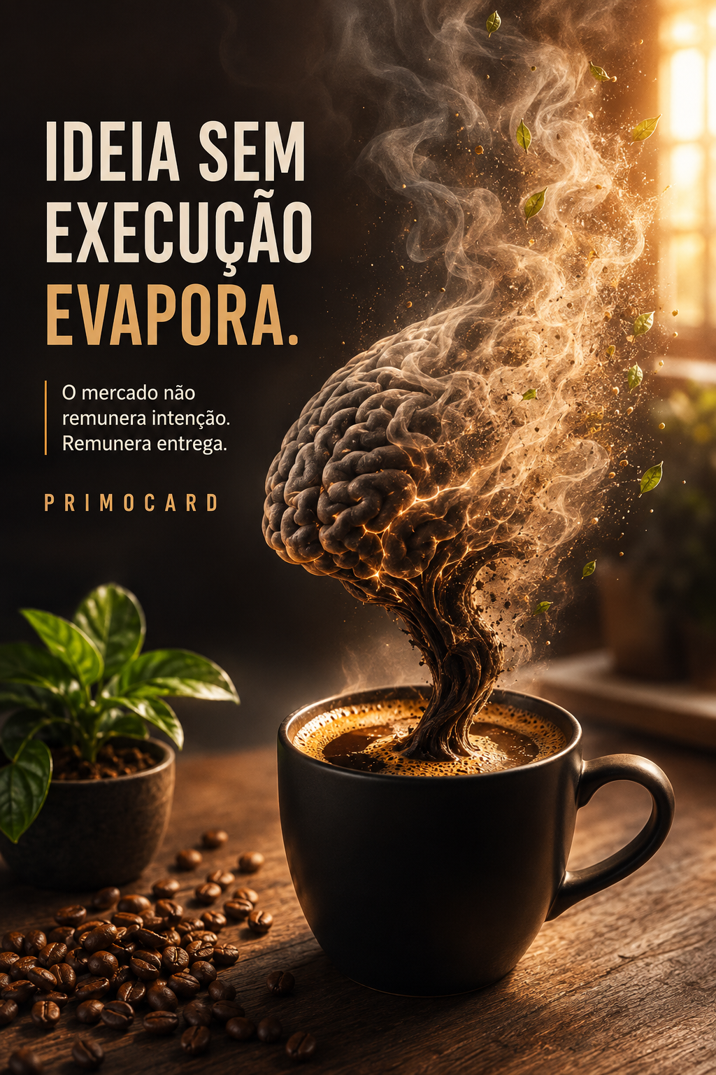 Ideia sem execução evapora