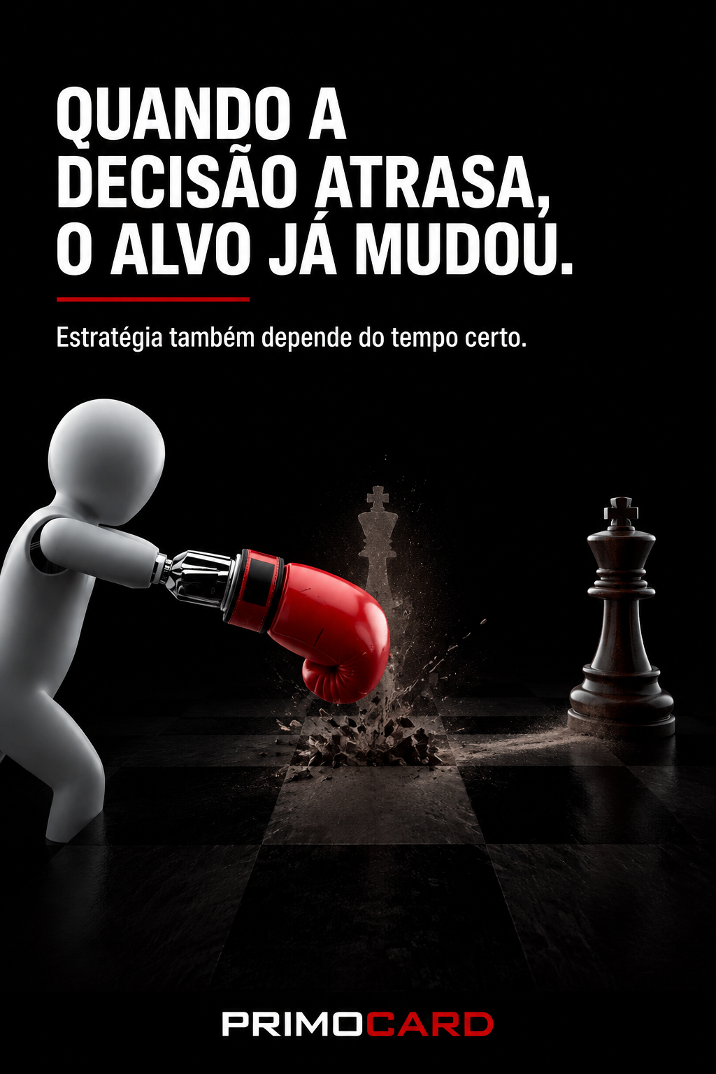 Quando a decisão atrasa, o alvo já mudou