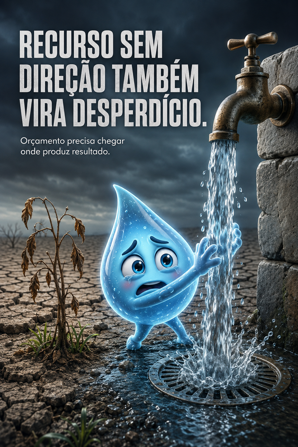 Recurso sem direção também vira desperdício