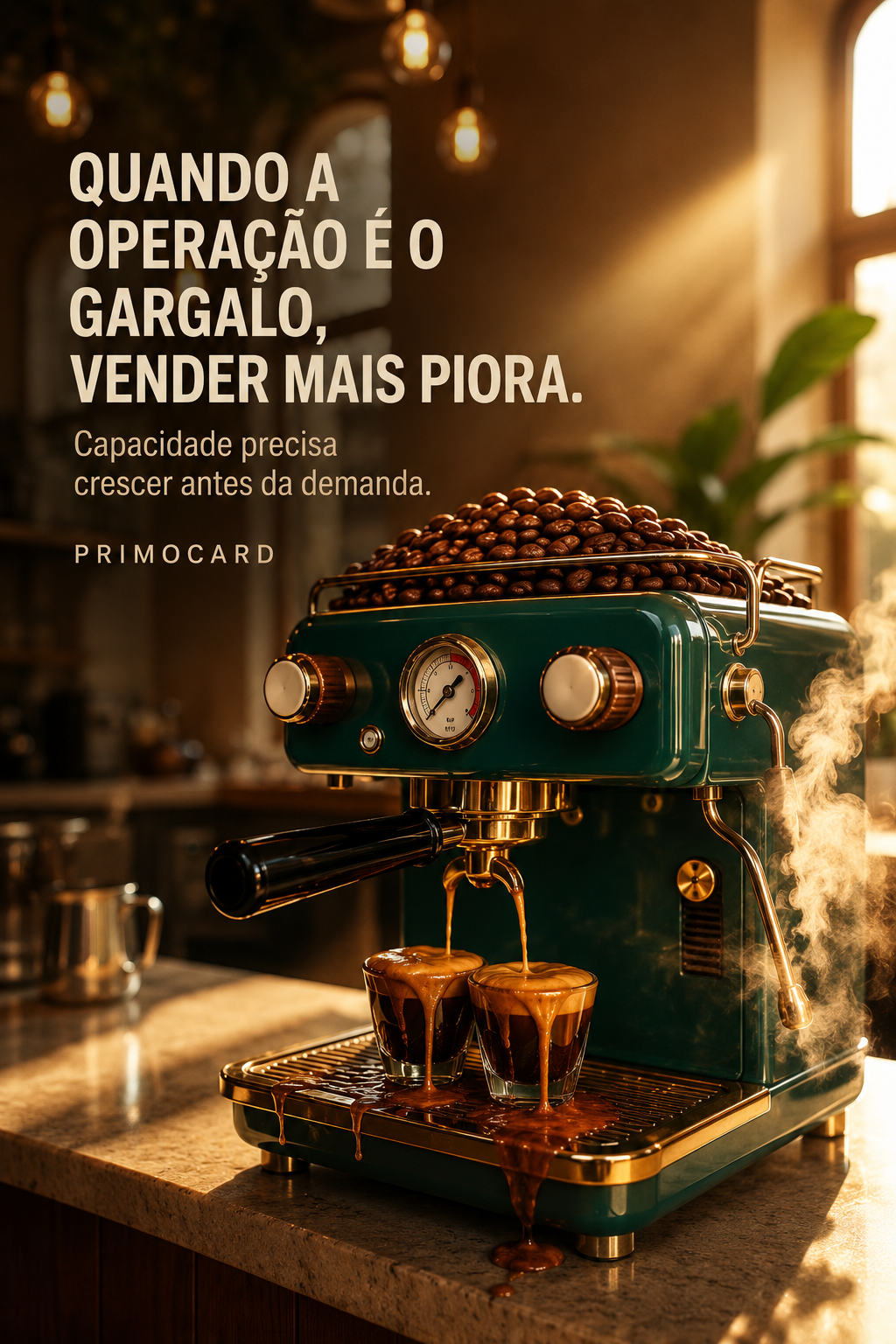 Quando a operação é o gargalo, vender mais piora
