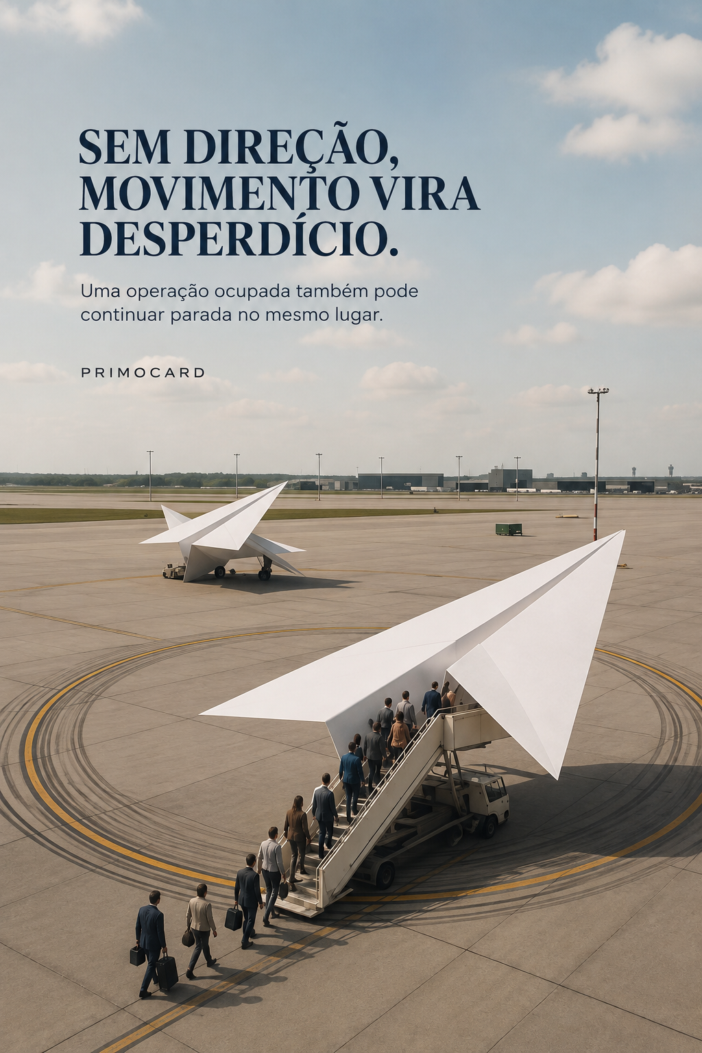 Sem direção, movimento vira desperdício