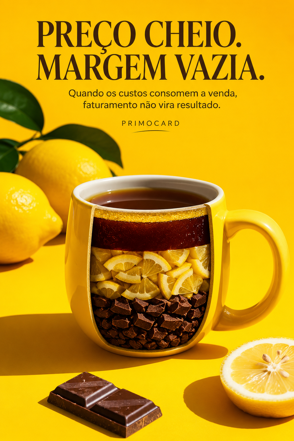 Preço cheio, margem vazia