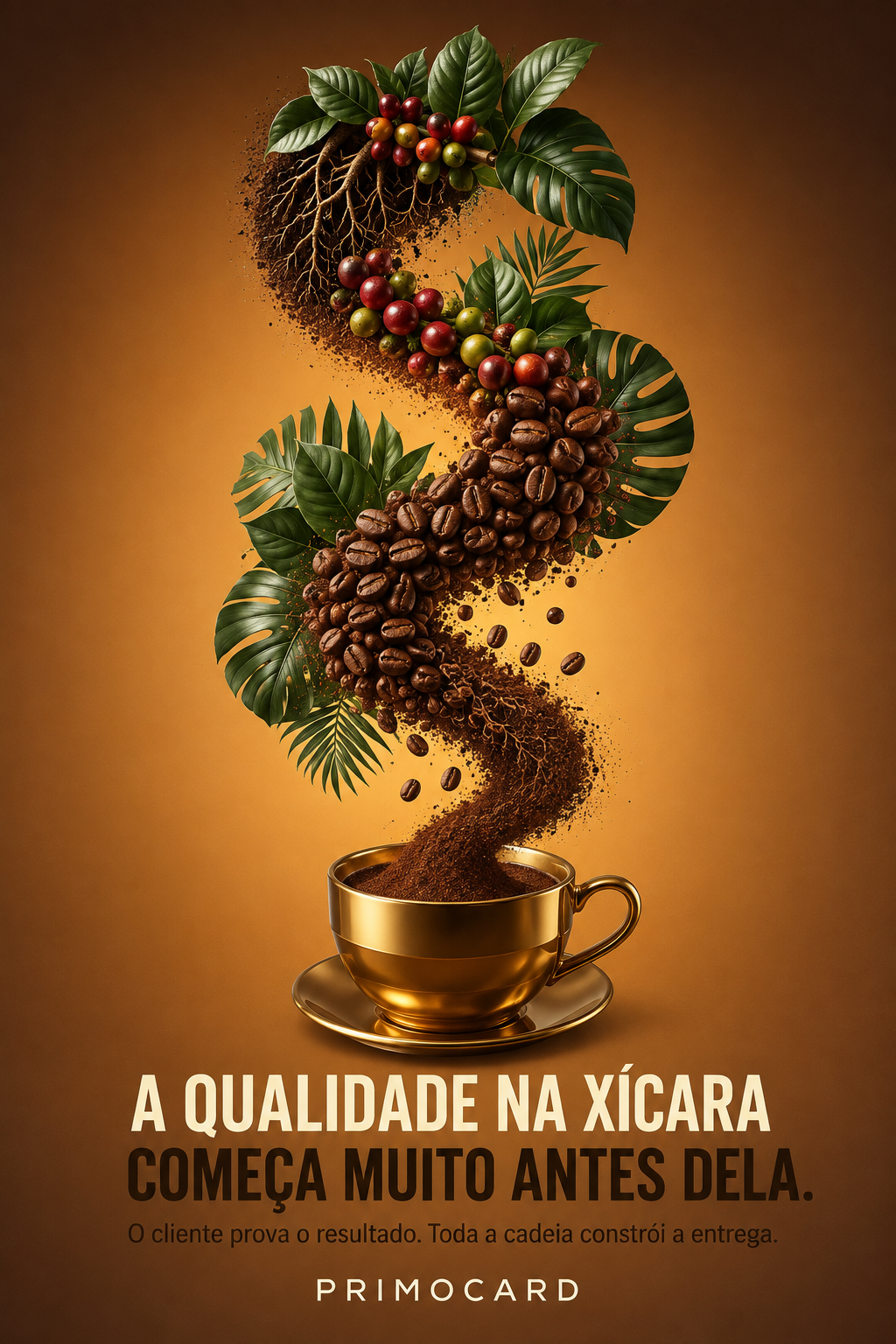 A qualidade final depende de todo o processo