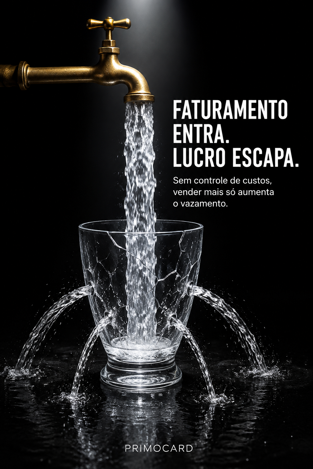 Vender mais sem controlar custos aumenta o vazamento