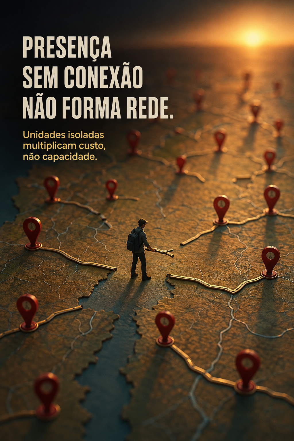Unidades isoladas não constroem uma operação forte
