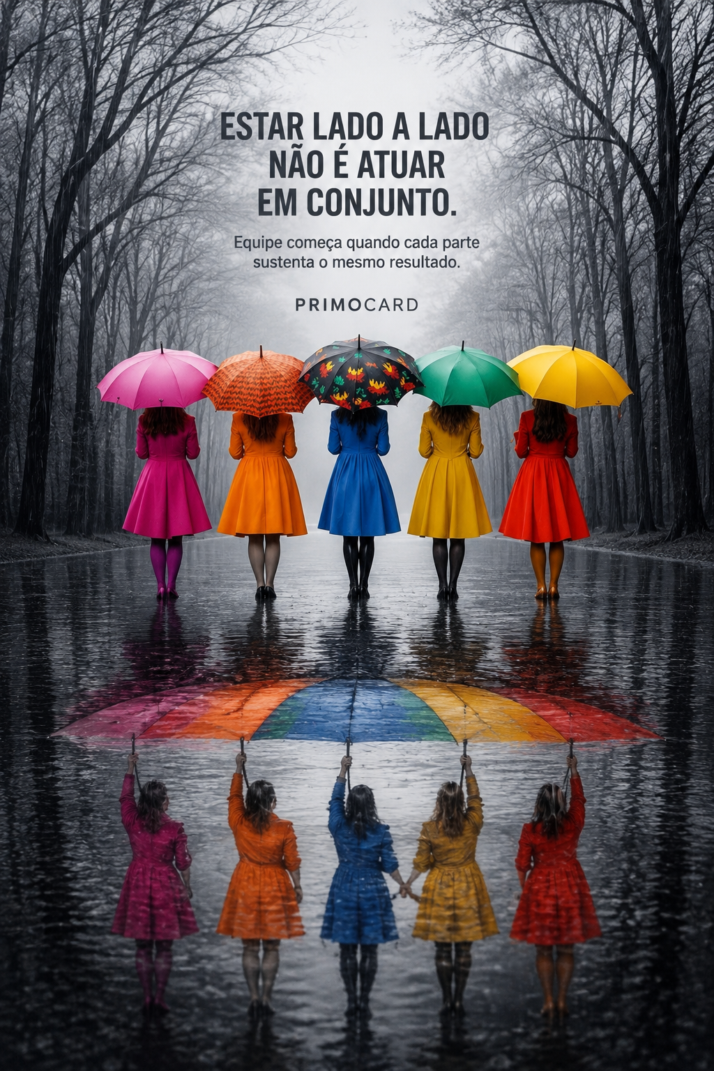 Estar lado a lado não significa atuar em conjunto