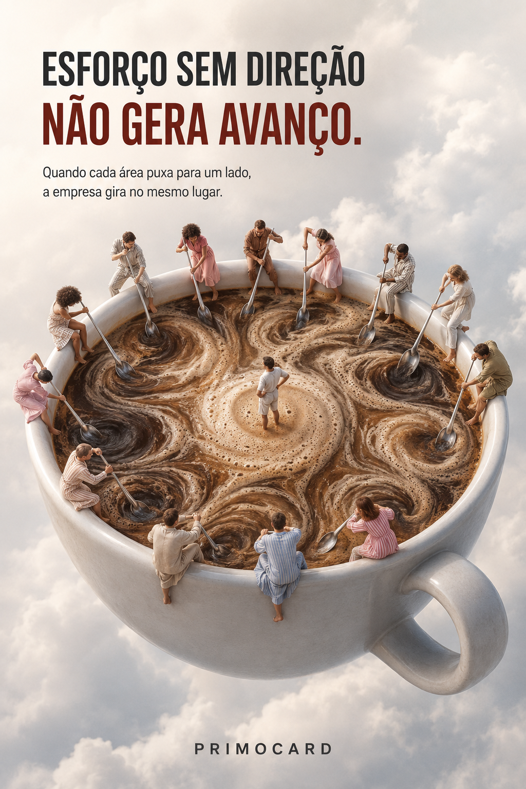 Esforço sem direção não produz avanço
