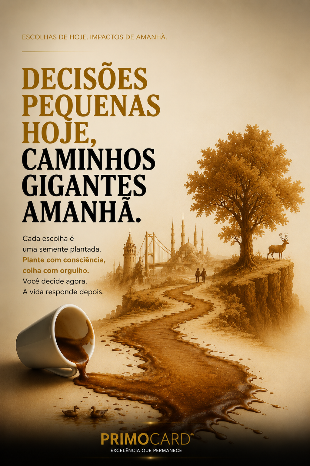 O impacto das decisões empresariais aparece no futuro