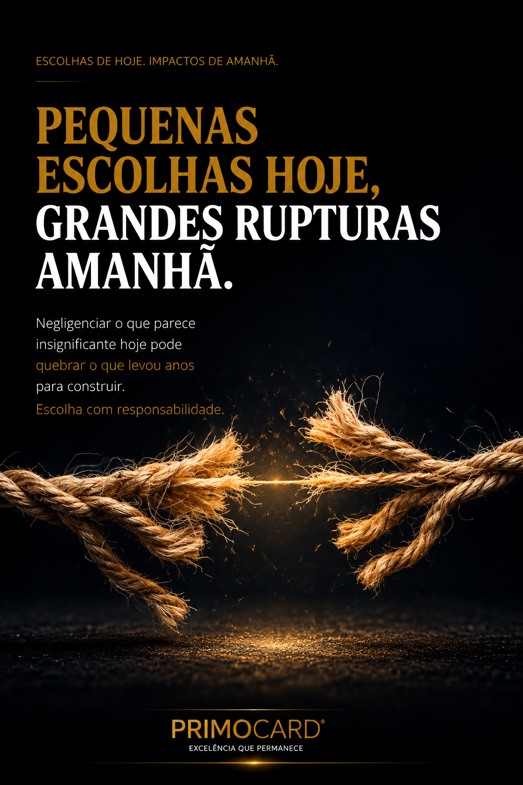 Problemas ignorados na empresa podem causar uma grande ruptura