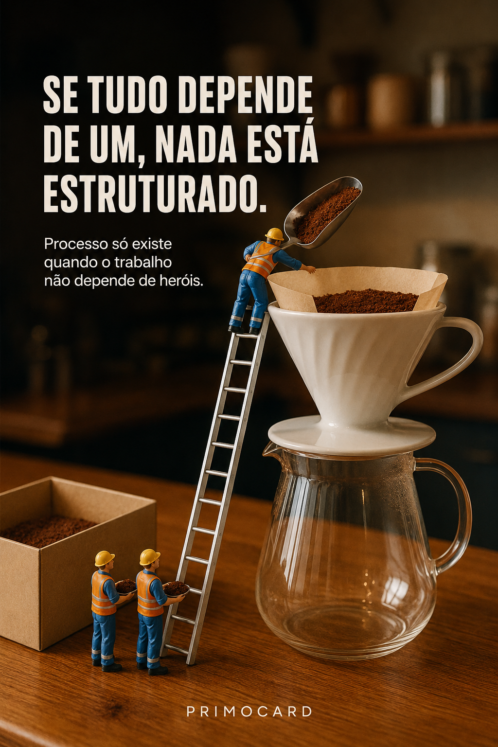 Se tudo depende de uma pessoa, não existe estrutura