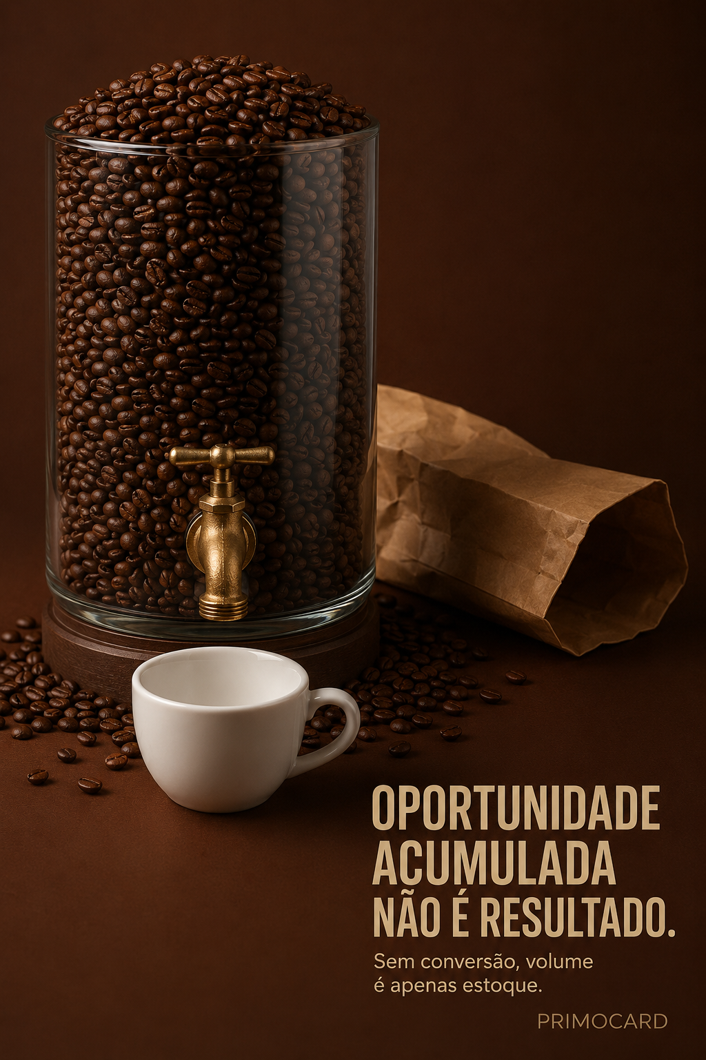 Oportunidade acumulada não produz resultado