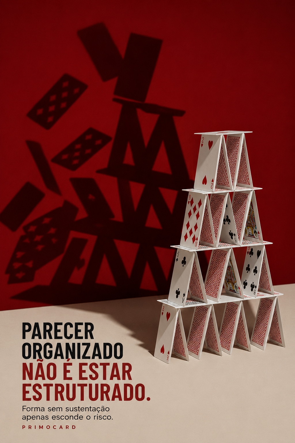 Organização aparente não substitui estrutura