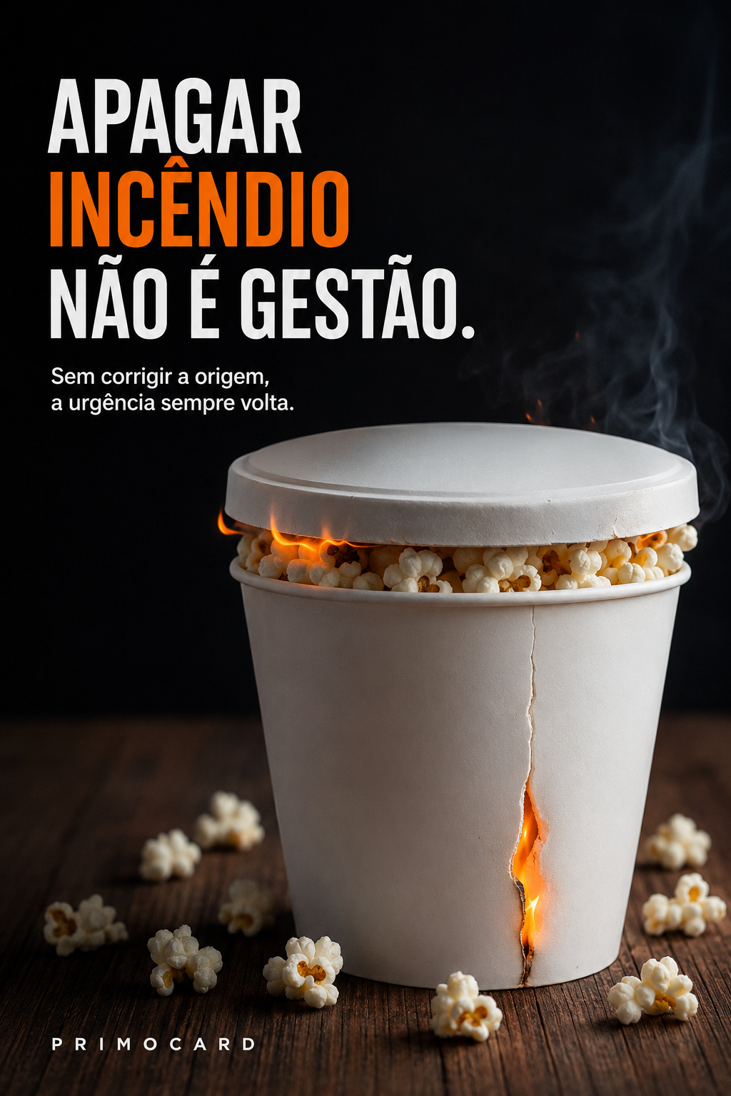 Resolver urgências não é fazer gestão